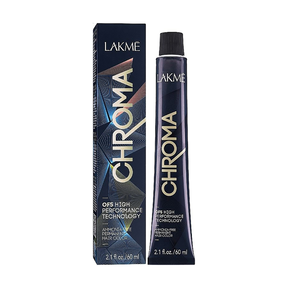 Напівперманентна фарба для волосся Lakme Chroma Permanent Hair Color 7/64 Мідно-каштановий русявий, 60 мл